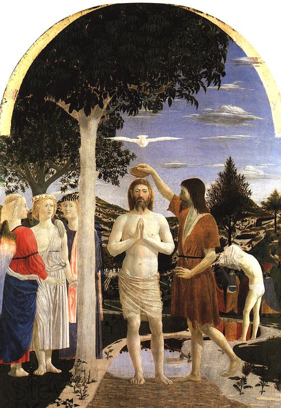 Piero della Francesca The Baptism of Christ 02 France oil painting art